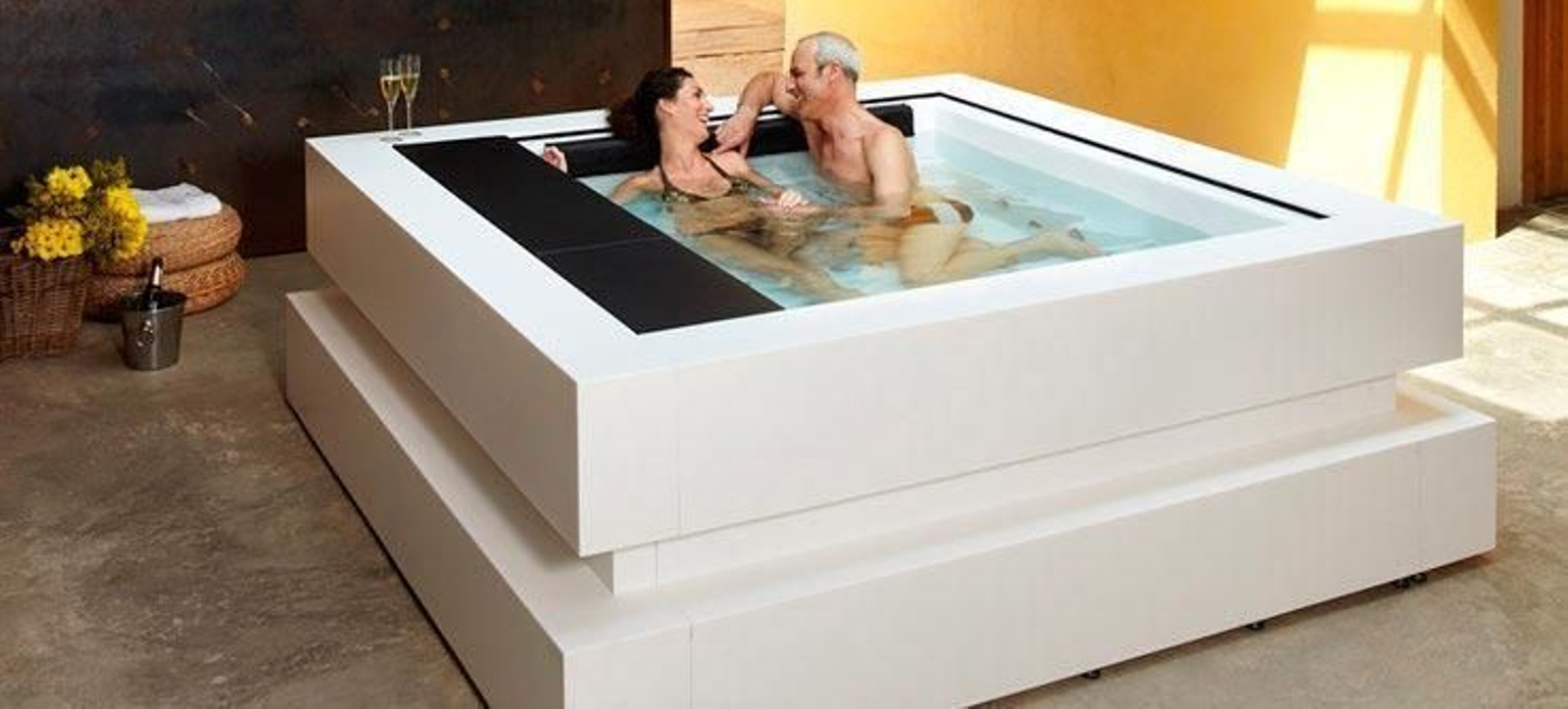 Foto de jacuzzi privado cedida por Catalonia Aqua Grup. Foto de jacuzzi privado cedida por Catalonia Aqua Grup.