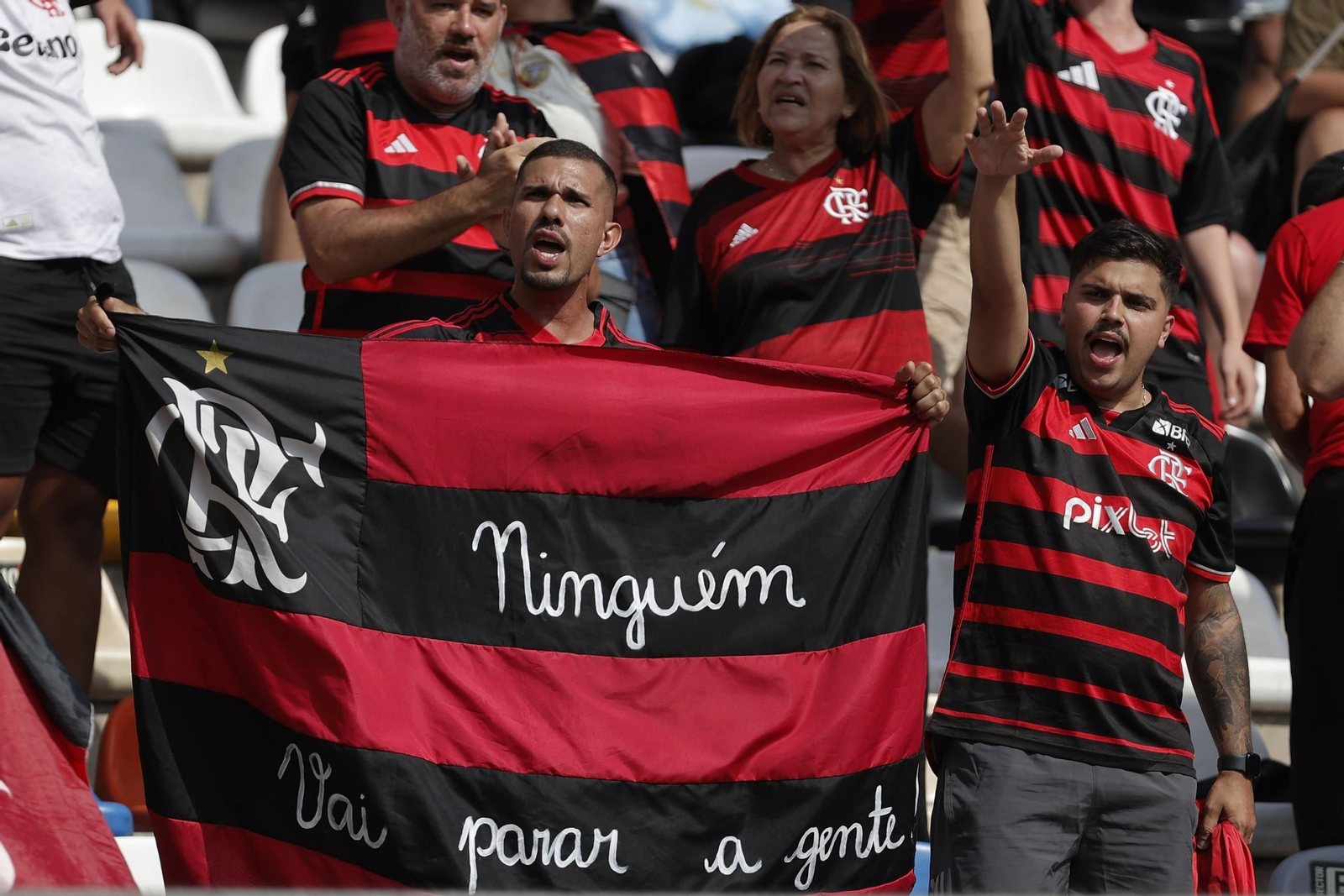 Las fotos de la final de la Copa Libertadores con triunfo de Flamengo sobre Palmeiras