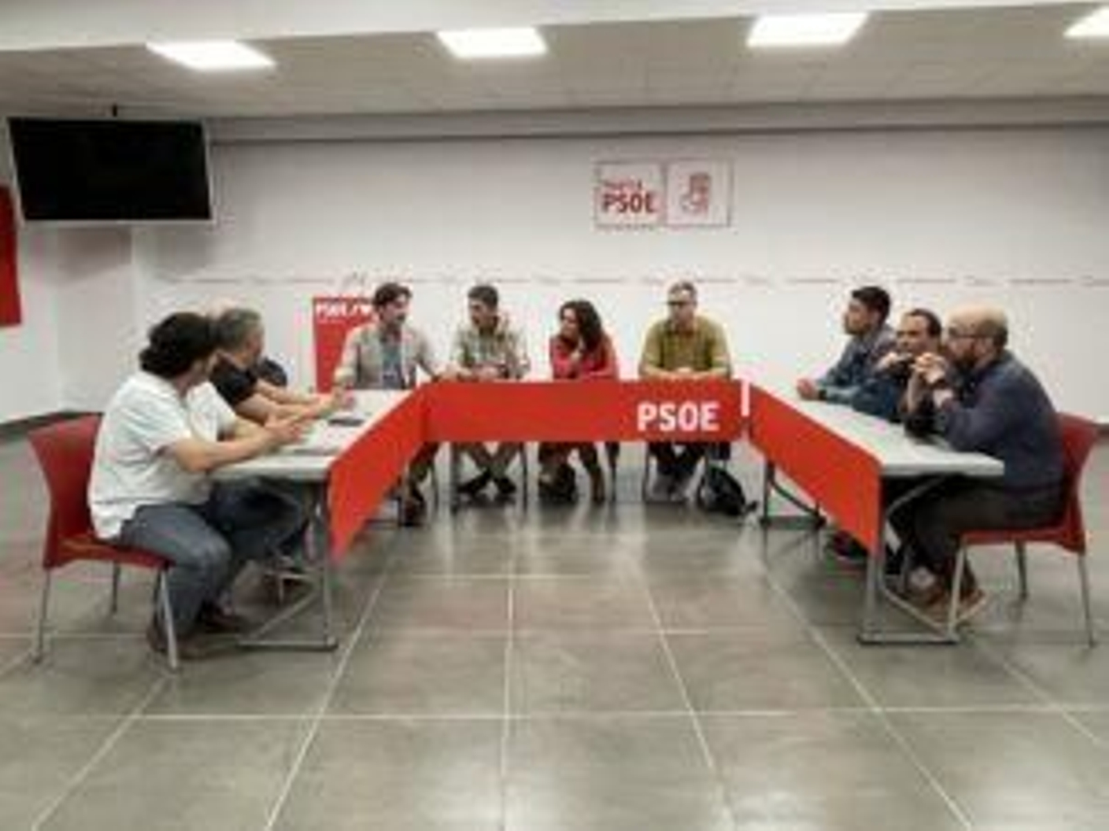 Encuentro con representantes de los trabajadores