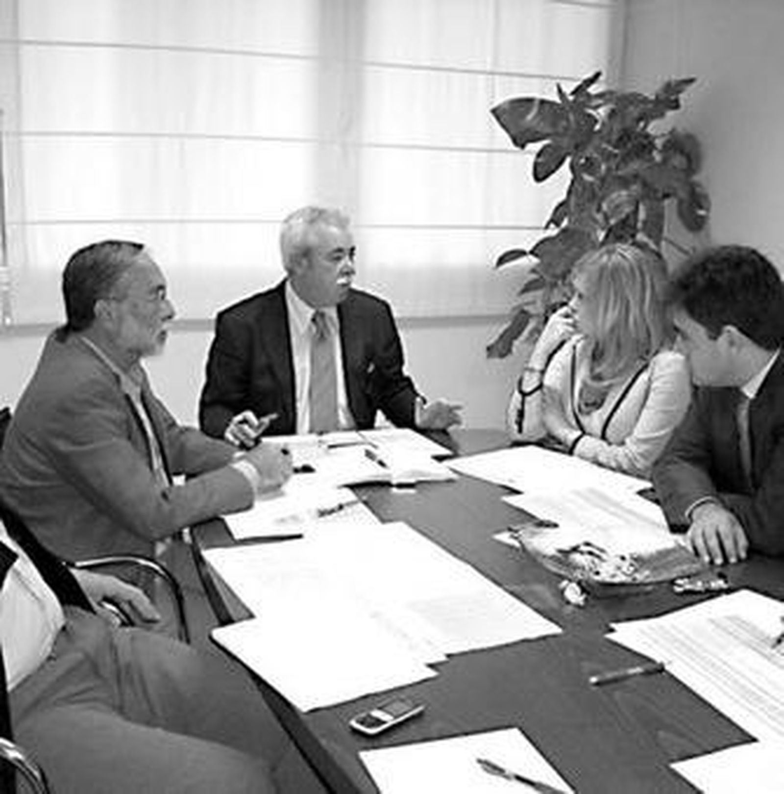 Luis Caparrós se reunió con Alfonso Hernández (Cajamar).