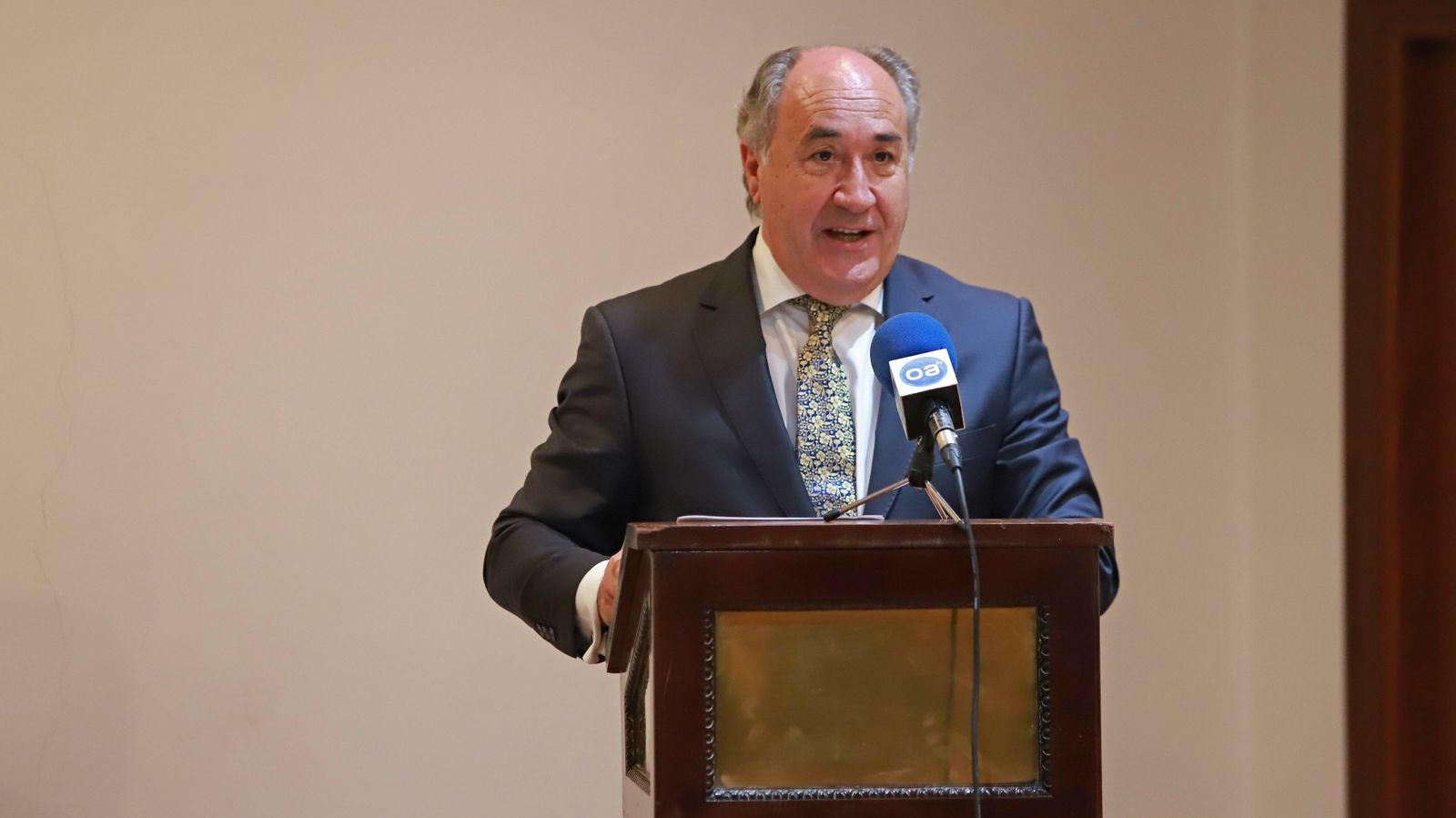 Imposición de la Cruz Distinguida de Primera Clase de la Orden de San Raimundo de Peñafort a Fernando Calleja