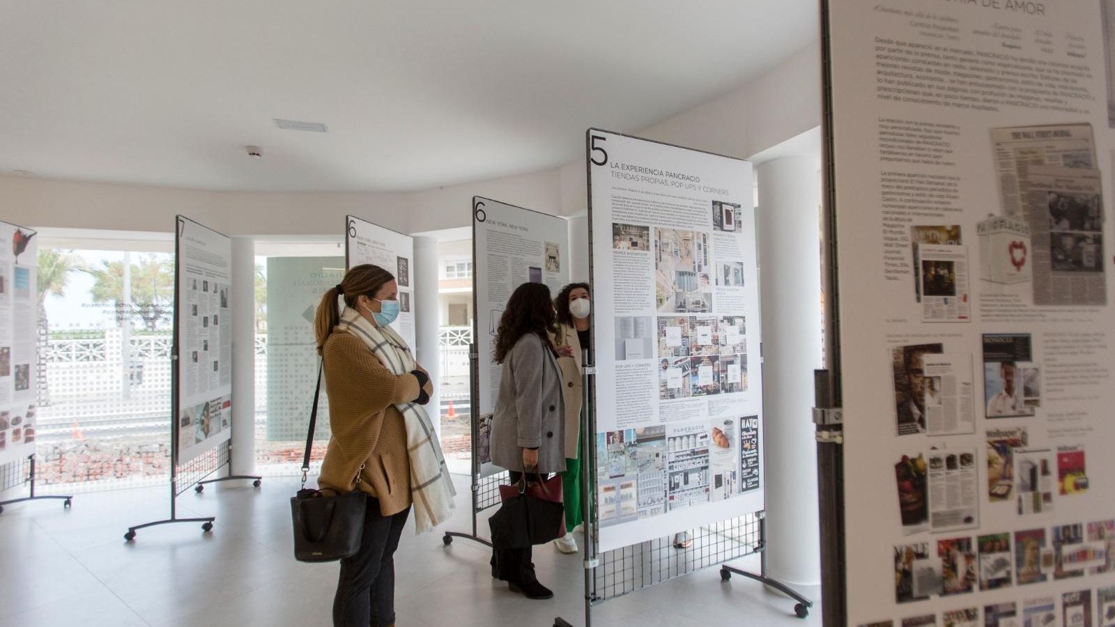 Parte de la exposición de Pancracio, en el Centro de Transferencia Empresarial de la UCA.