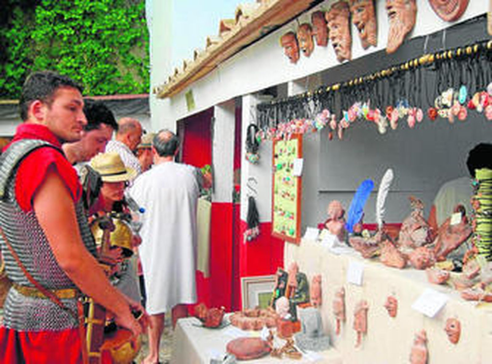 Uno de los comercios instalados en el cardo en una edición anterior.