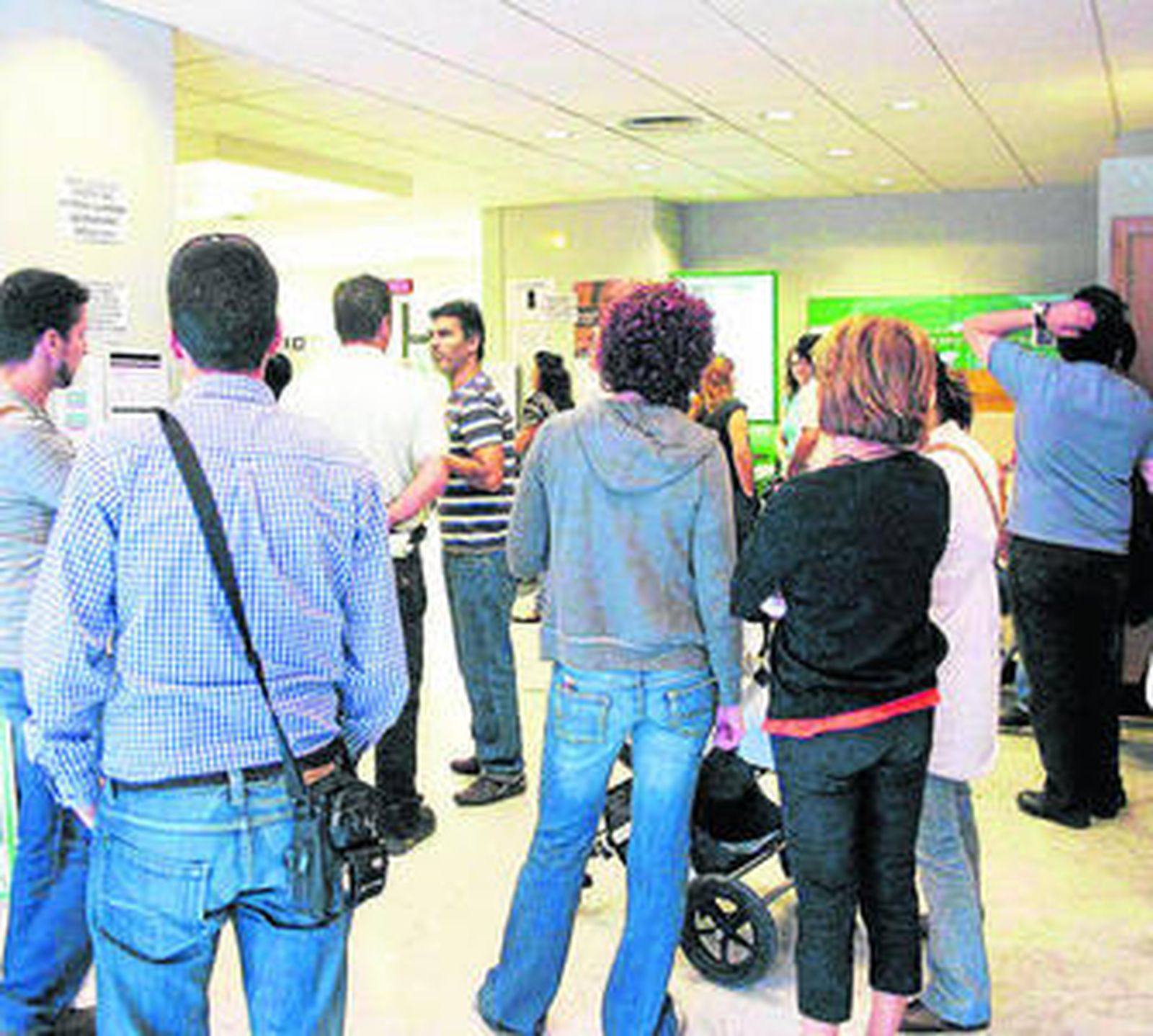 Interior de una oficina del Servio Andaluz de Empleo.