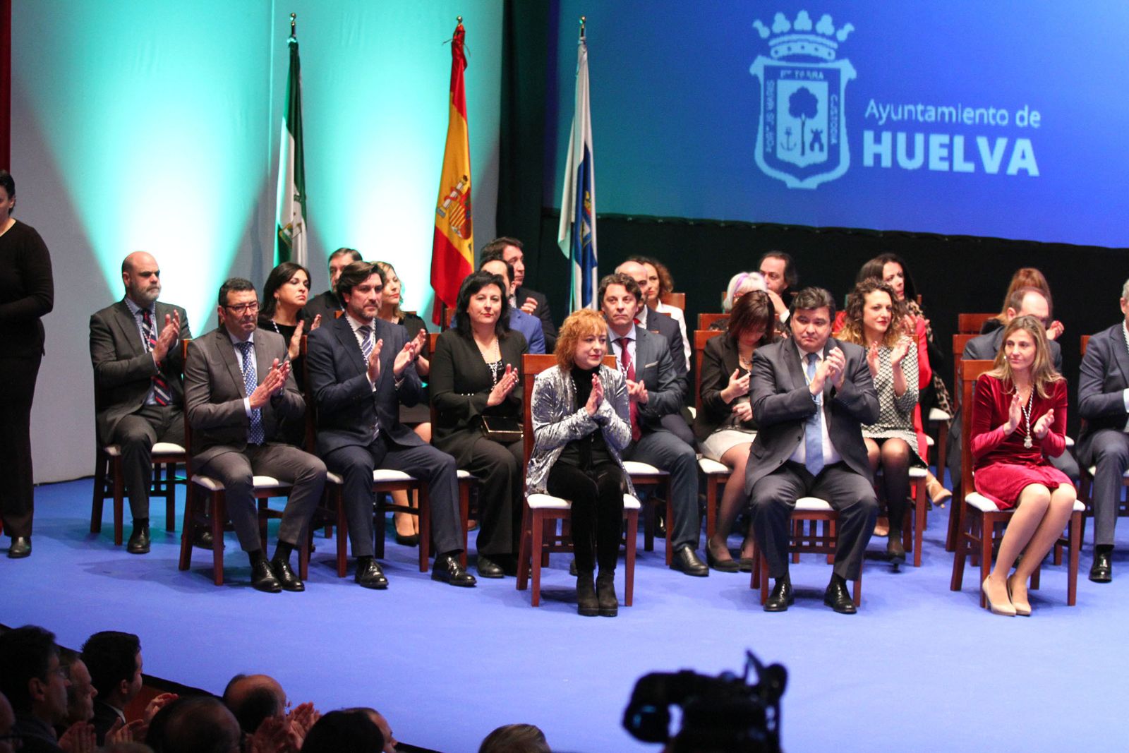 Imágenes de la entrega de las medallas de Huelva