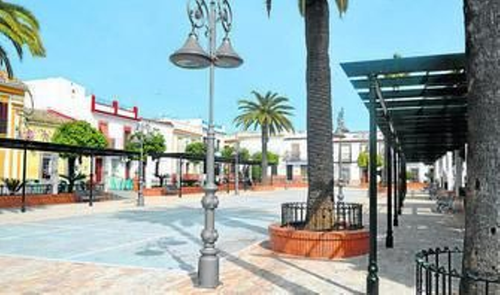 La inversión en la rehabilitación de la Plaza de España ha sido de 41.322 euros.