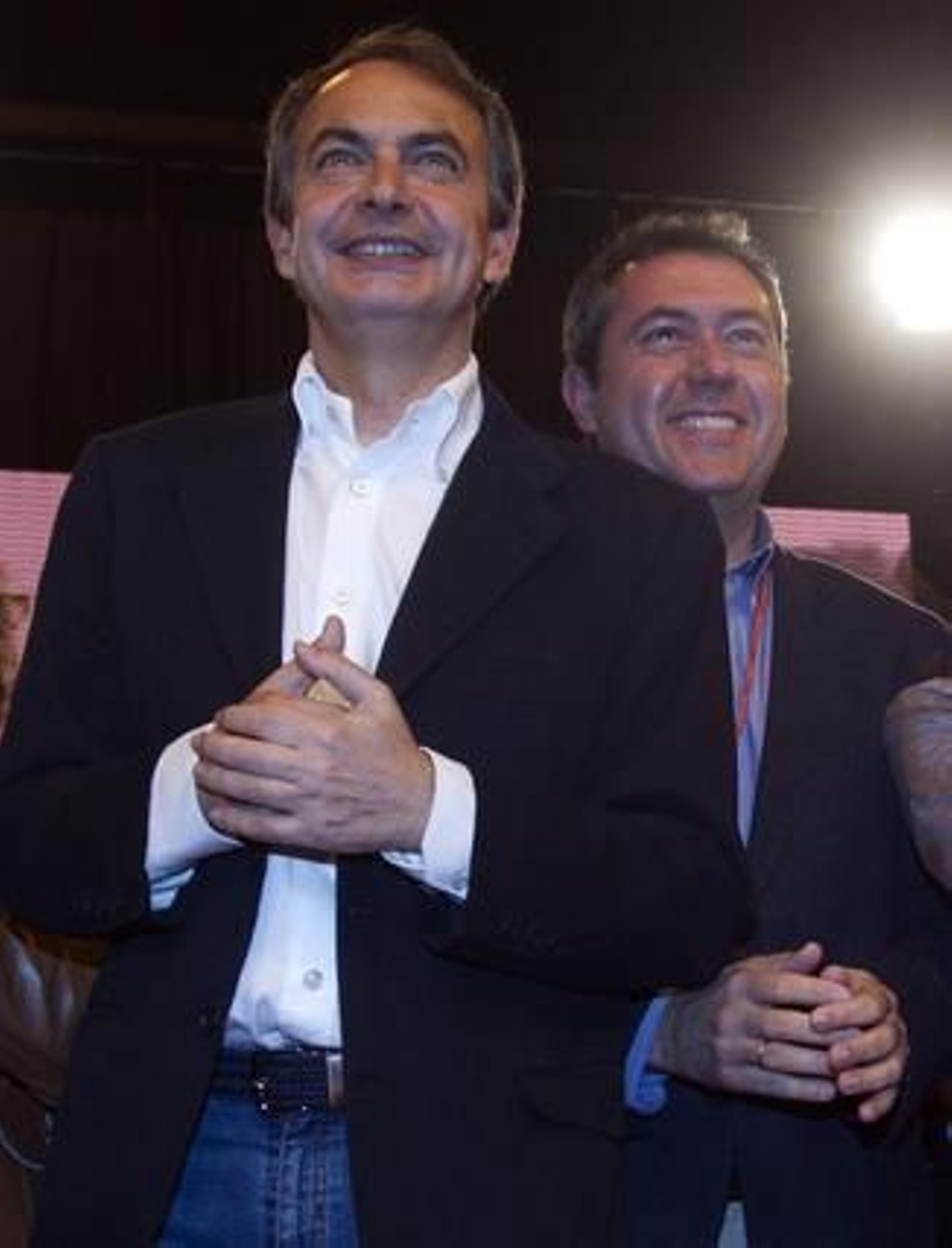 Espadas, junto a Zapatero. / Antonio Pizarro