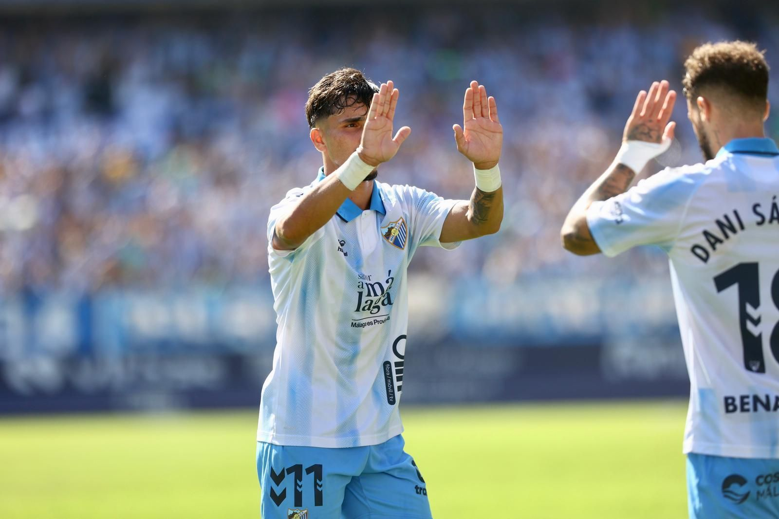 El Málaga CF-Melilla, en fotos