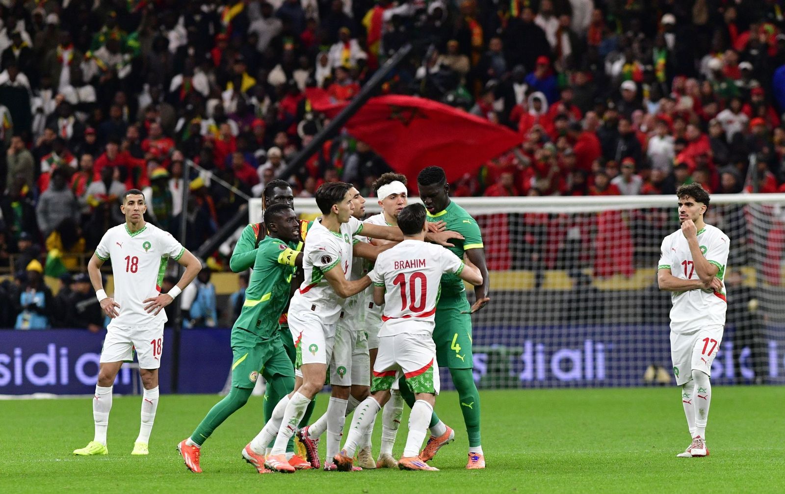 Las fotos de la final entre Marruecos y Senegal en la Copa África