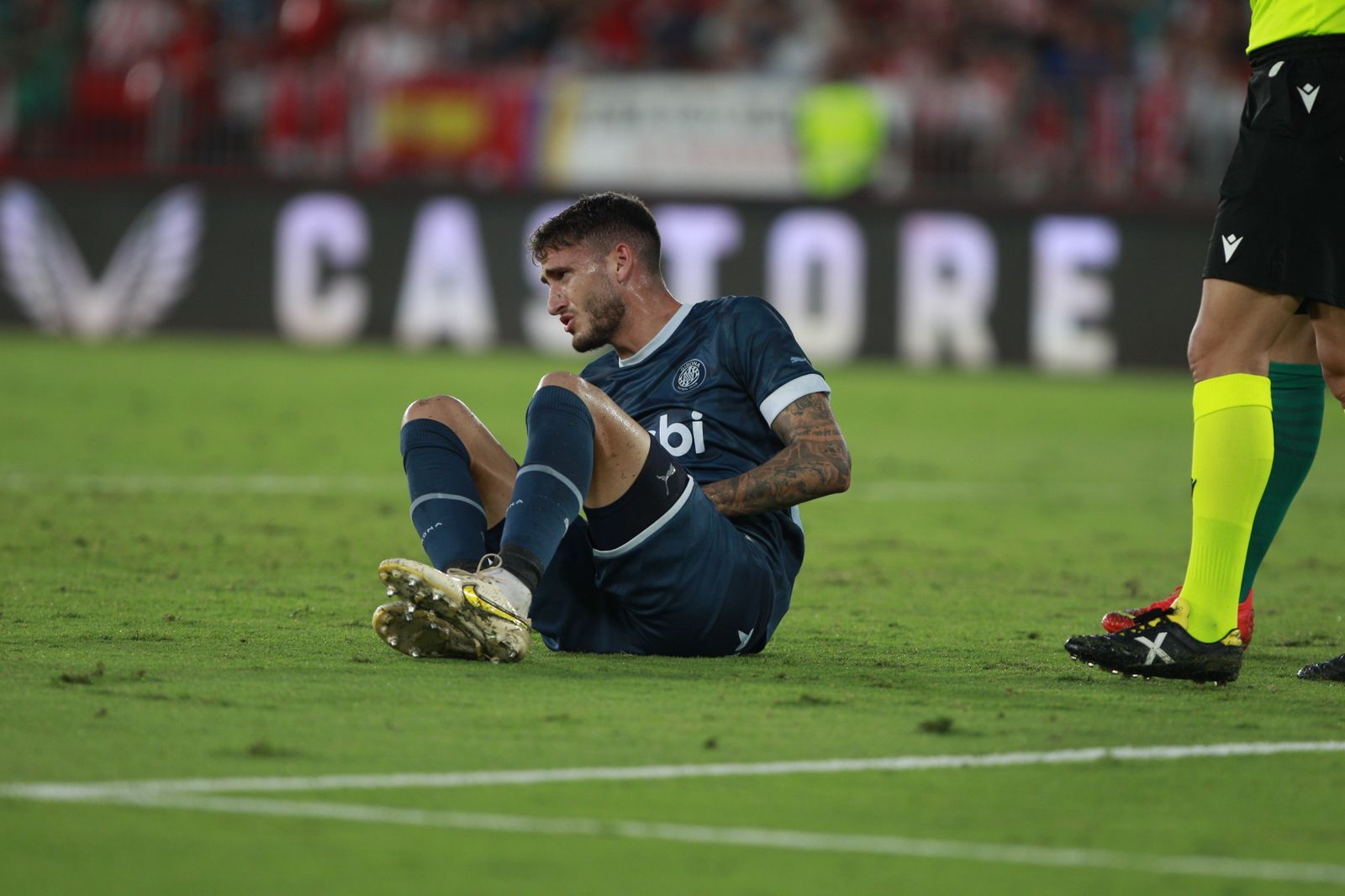 Imágenes del partido de fútbol U.D. Almería-Girona F.C.
