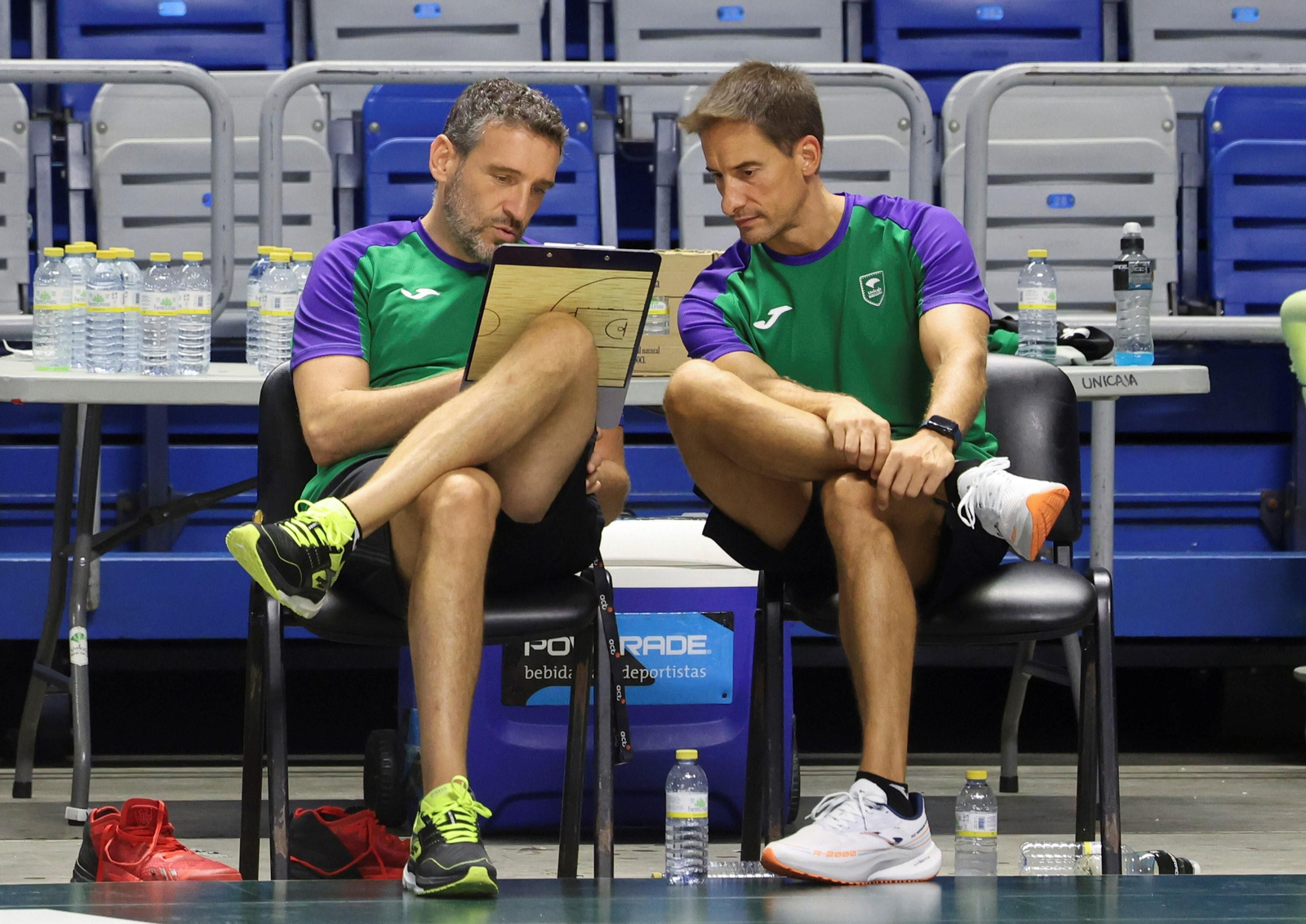 El Unicaja trabaja antes de ir a Murcia