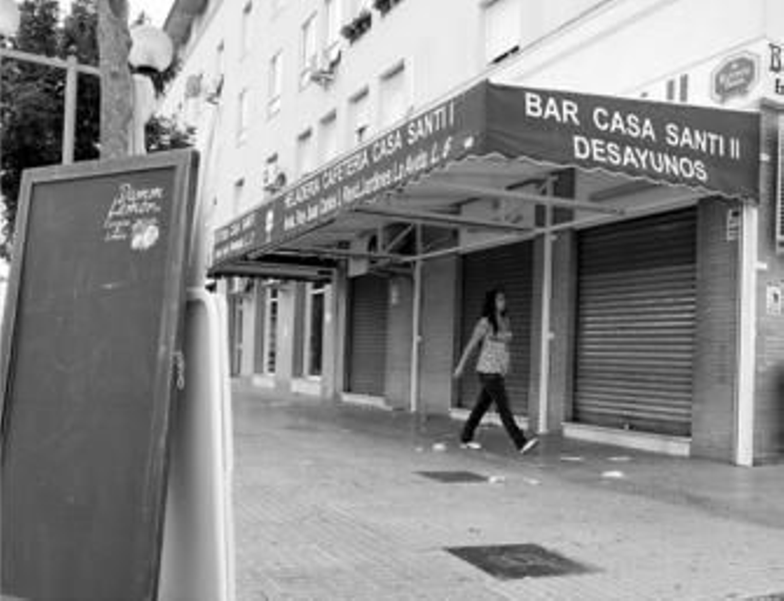 Imagen del bar que regenta el jerezano afortunado con el cuponazo.