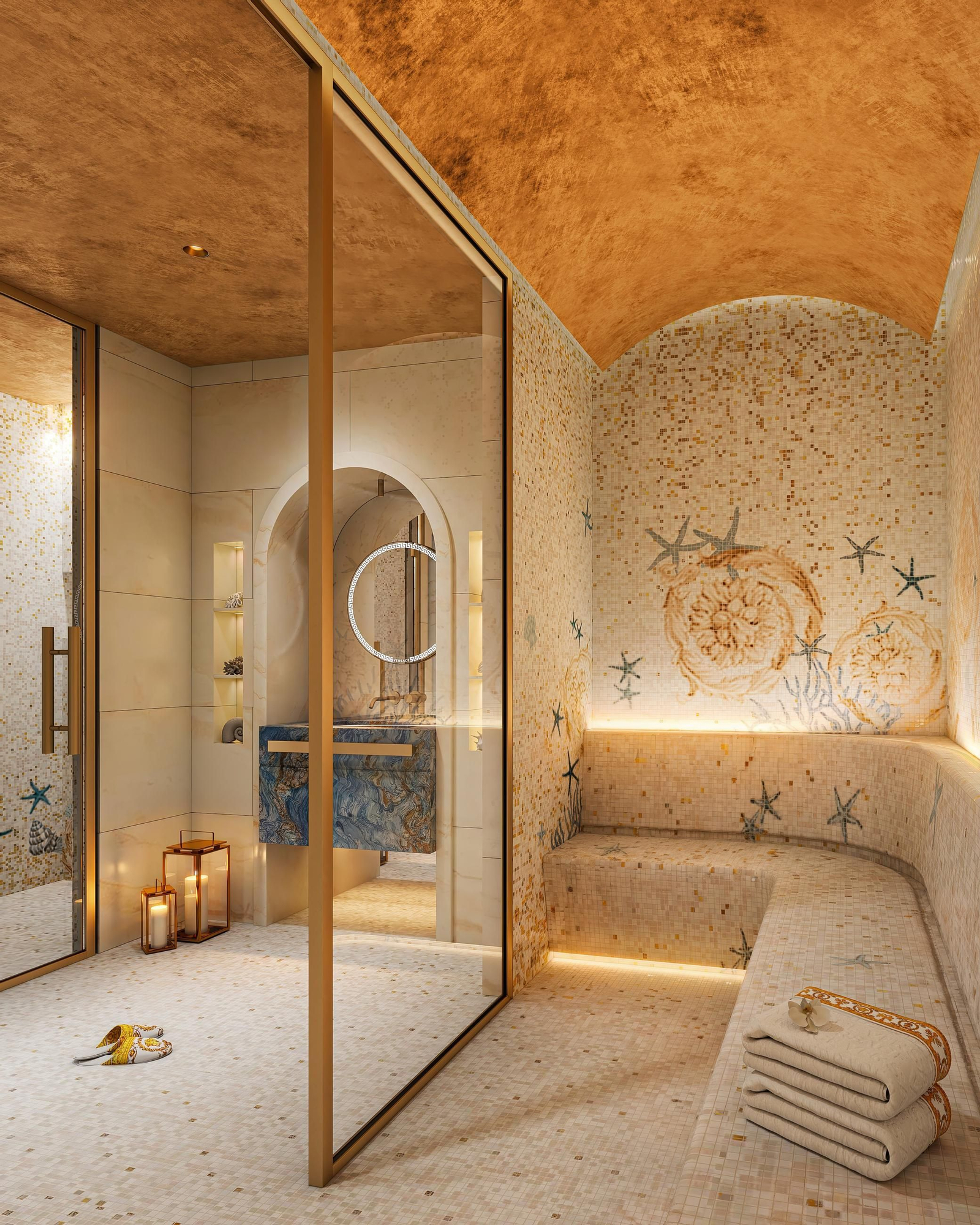 'Ocho de oro', en fotos: así serán las exclusivas villas de Versace Home en Marbella