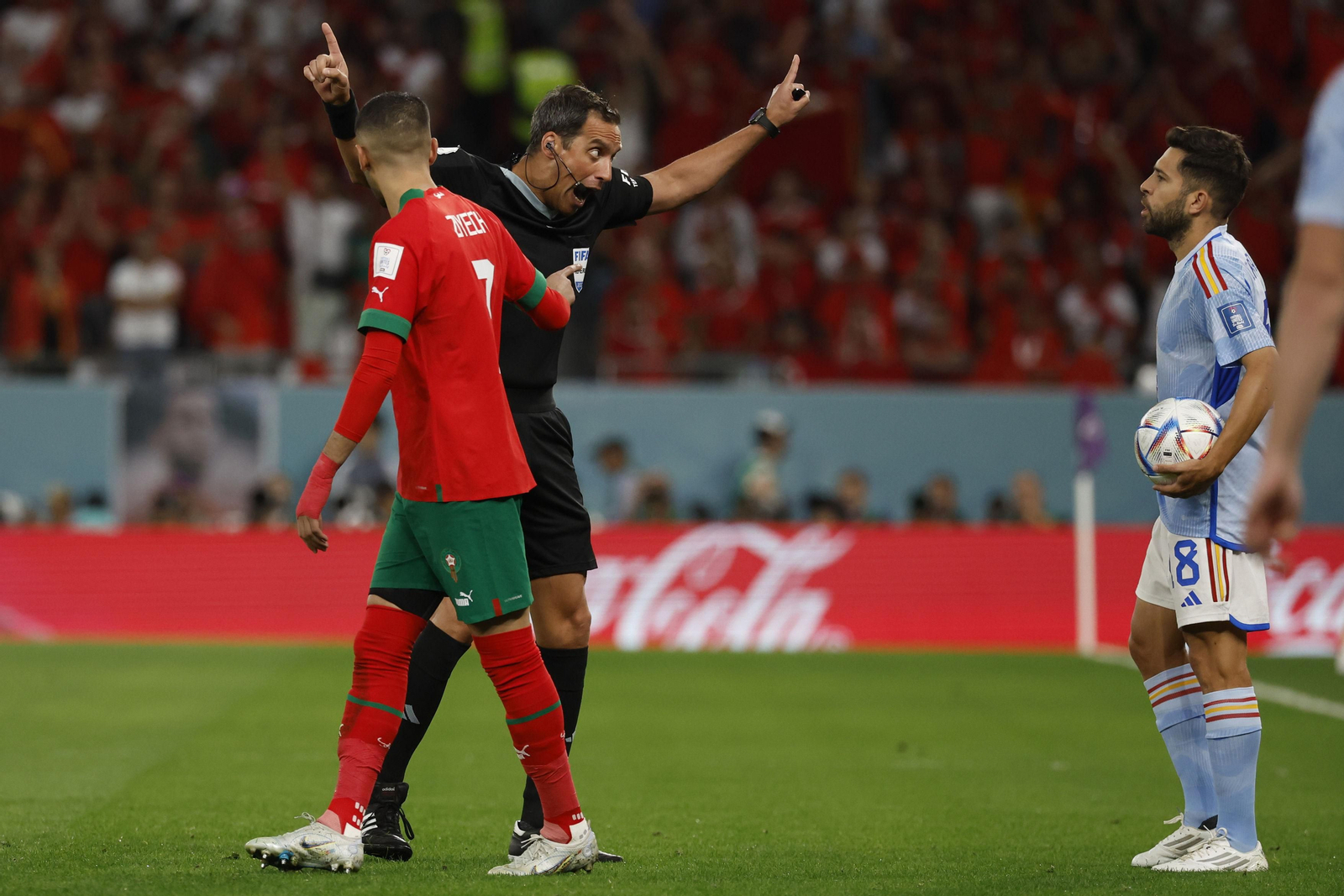 Fotos del Marruecos-España en octavos del Mundial de Qatar