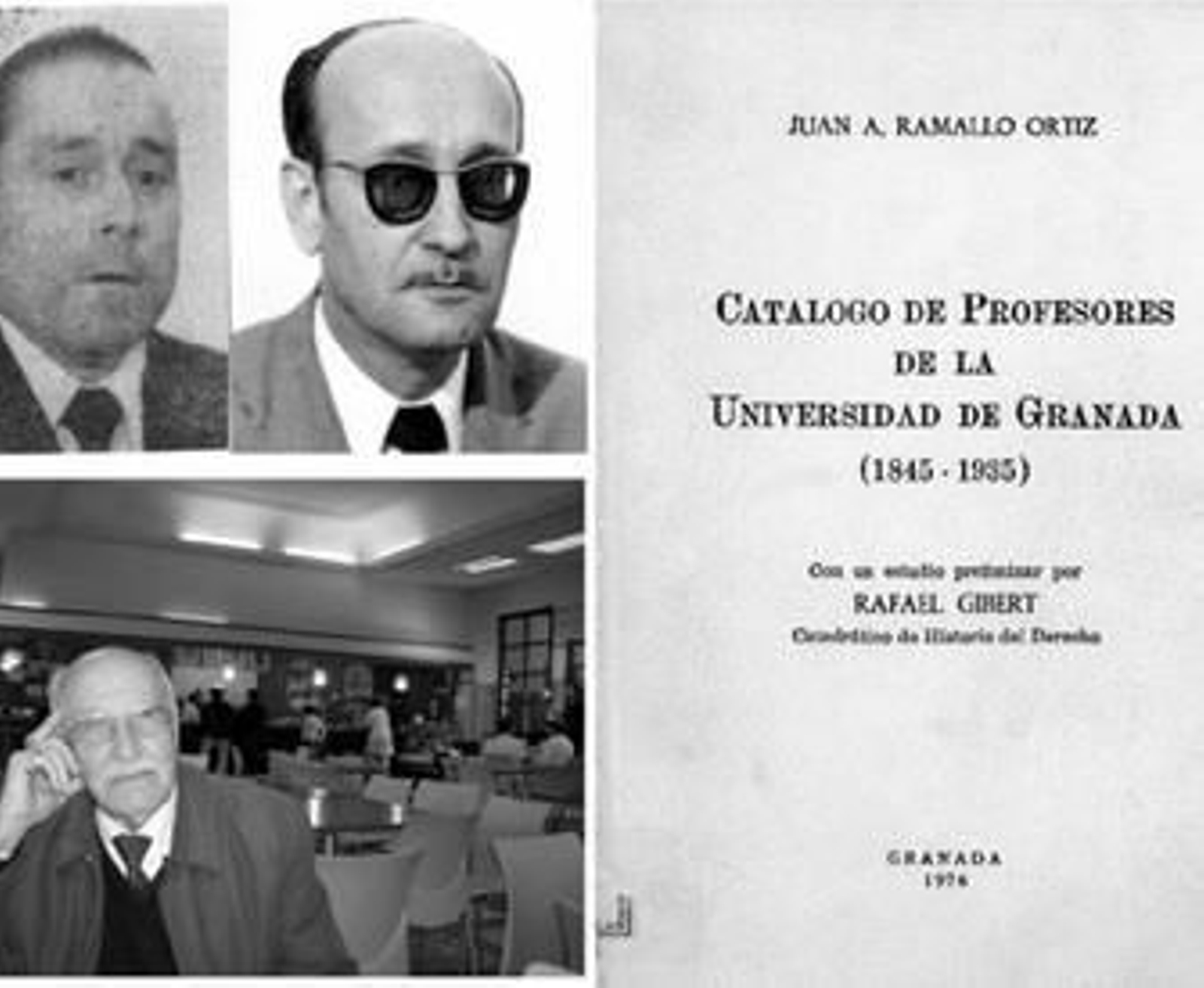1. Olivencia recibe la medalla de plata y es condecorado por el ministro de Educación Mayor Zaragoza. 2. La imagen de los tres conserjes: Ramallo, Olivencia y Robles 3. Nicolás Robles recibió numerosas felicitaciones en el momento de su jubilación.