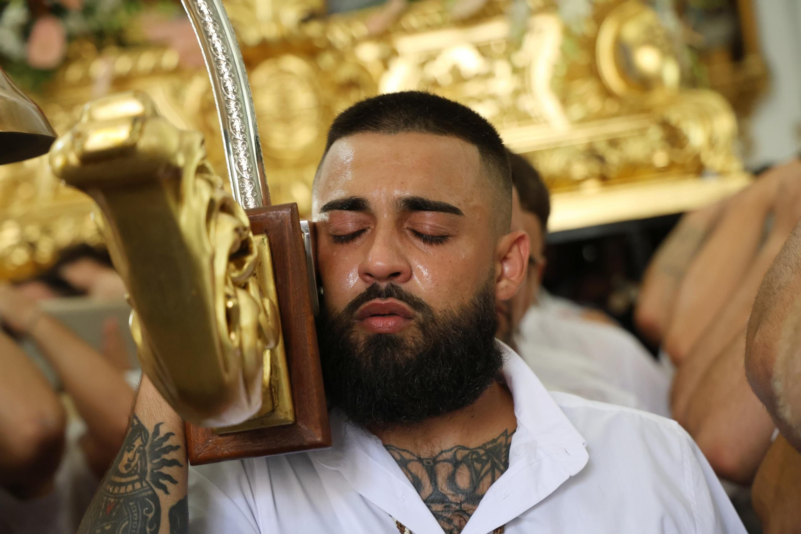 La procesión de la Virgen del Carmen en El Palo, en Málaga, en imágenes