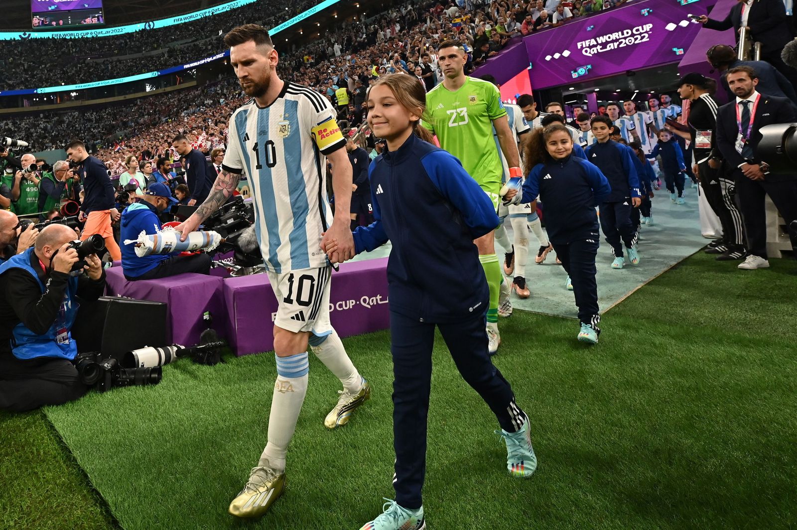 Las fotos de Messi contra Croacia