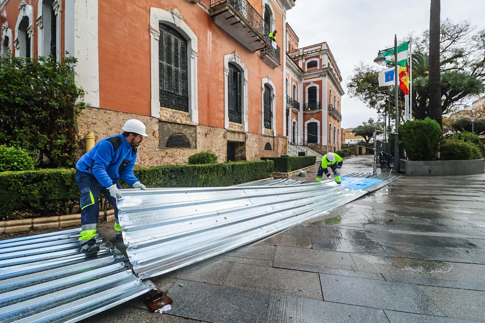La borrasca Joseph a su paso por la ciudad, en fotografías