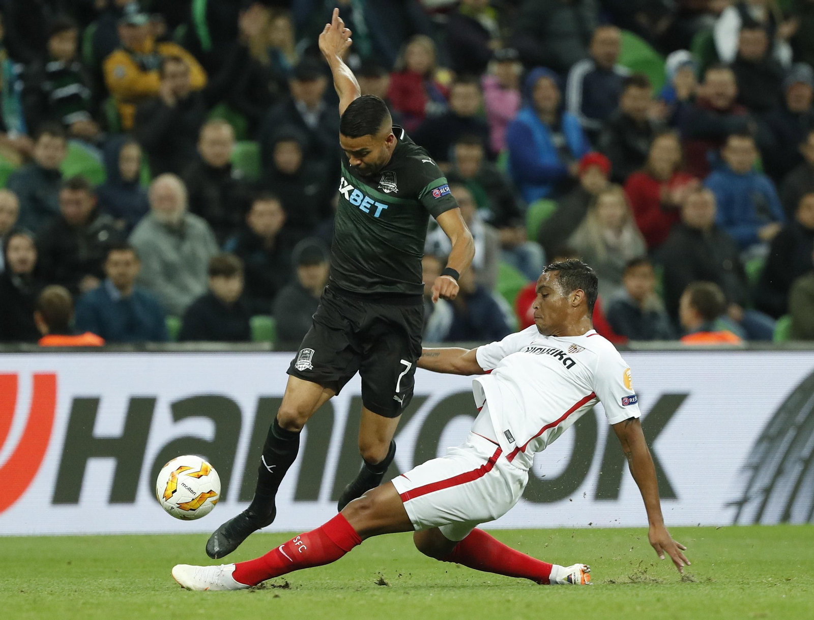 El Krasnodar-Sevilla FC, en imágenes