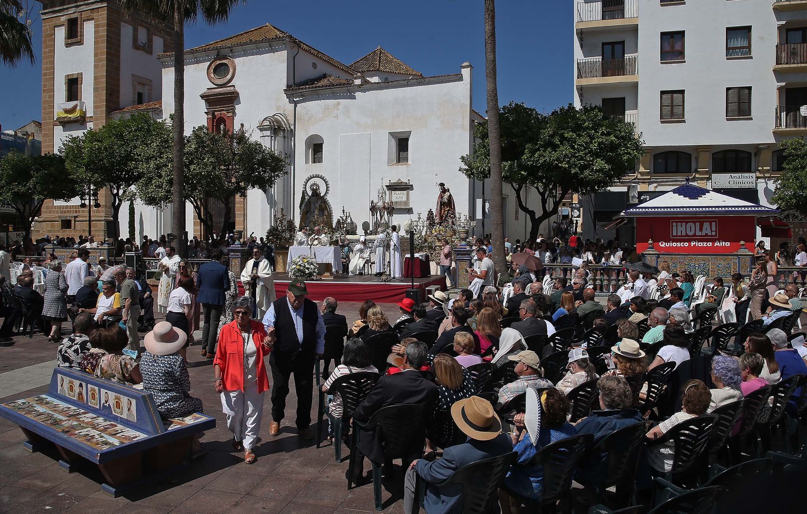 Las imágenes de la  celebración del Corpus Christi en Algeciras