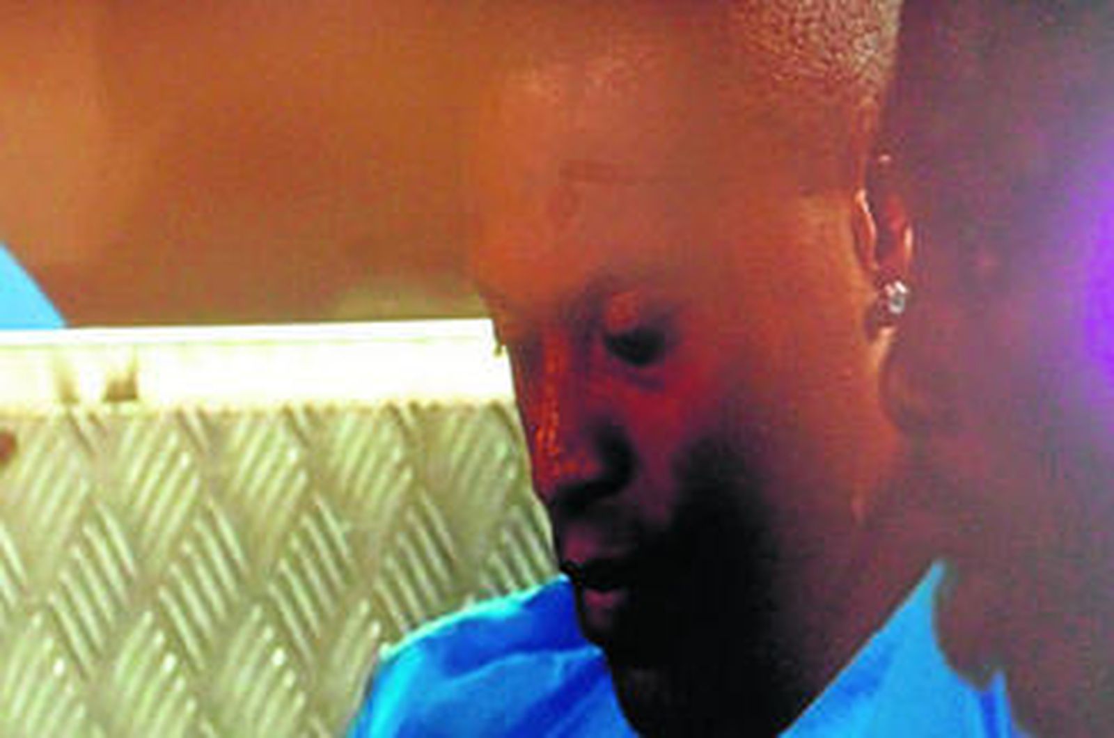 Baptista, ayer, durante el partido, sentado junto a Kameni.