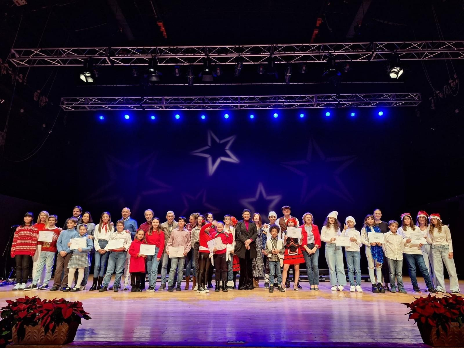 La celebración del Certamen escolar de coros y pastorales.