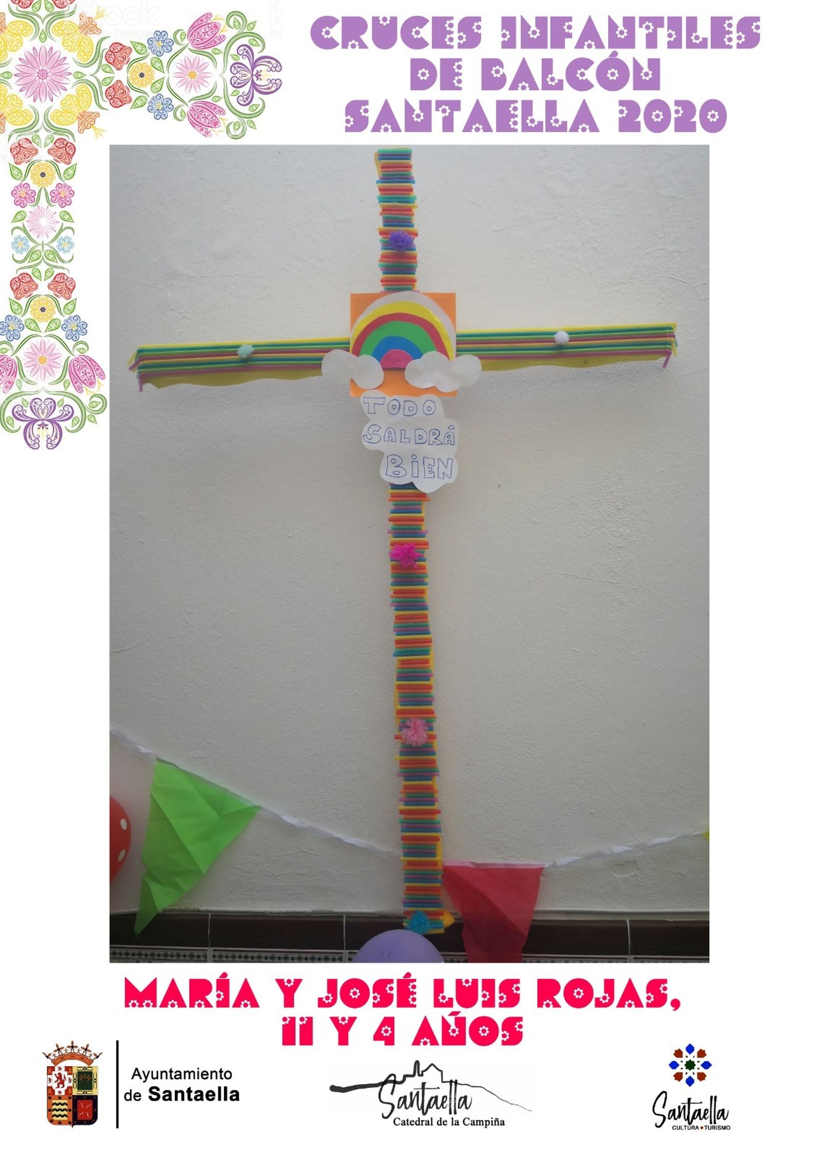 Así son las Cruces de Mayo de los niños de Santaella