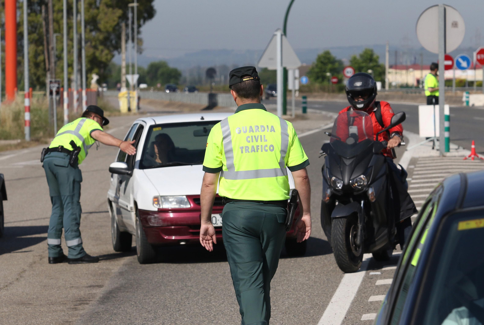 Campaña de control de tráfico de la Guardia Civil