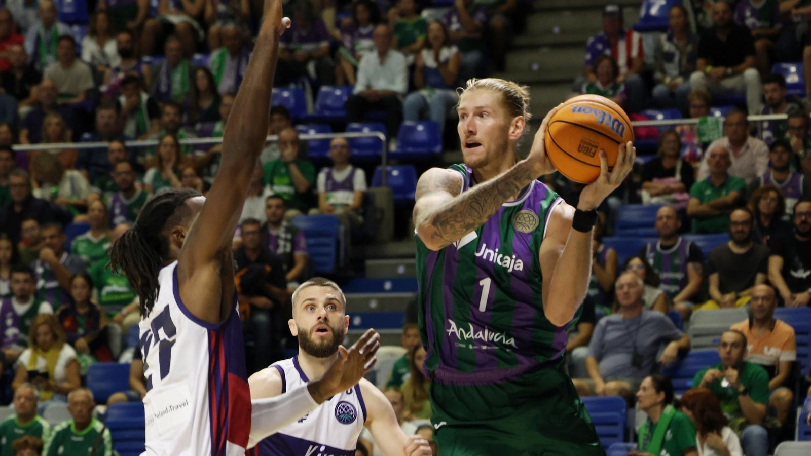 Las mejores fotos del Unicaja-King Szczecin de la BCL