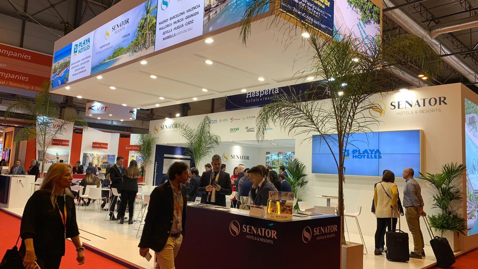 El estand de Senator Hotels & Resorts se ubica en el pabellón 8 del IFEMA.