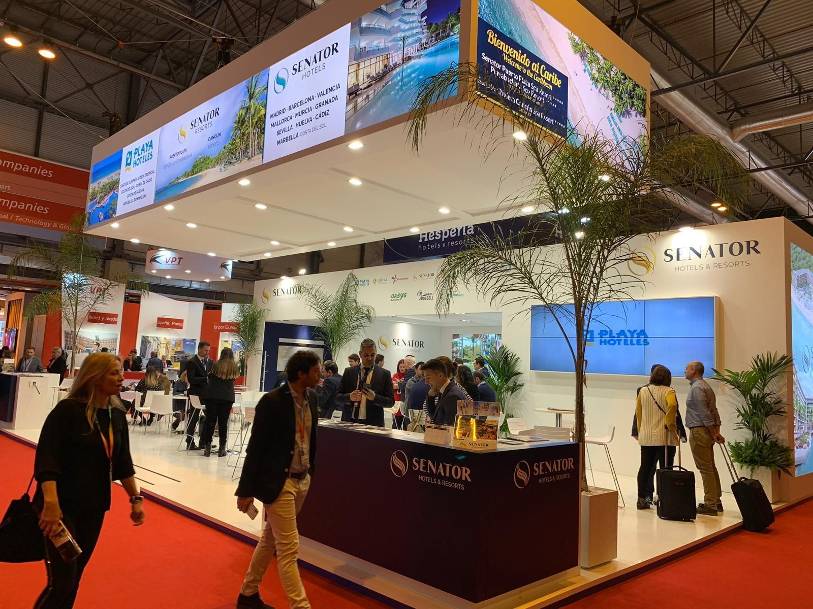 El estand de Senator Hotels & Resorts se ubica en el pabellón 8 del IFEMA.