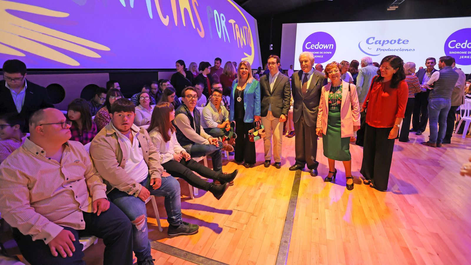 Mamen Sánchez, alcaldesa de Jerez, en la presentación del calendario Cedown.