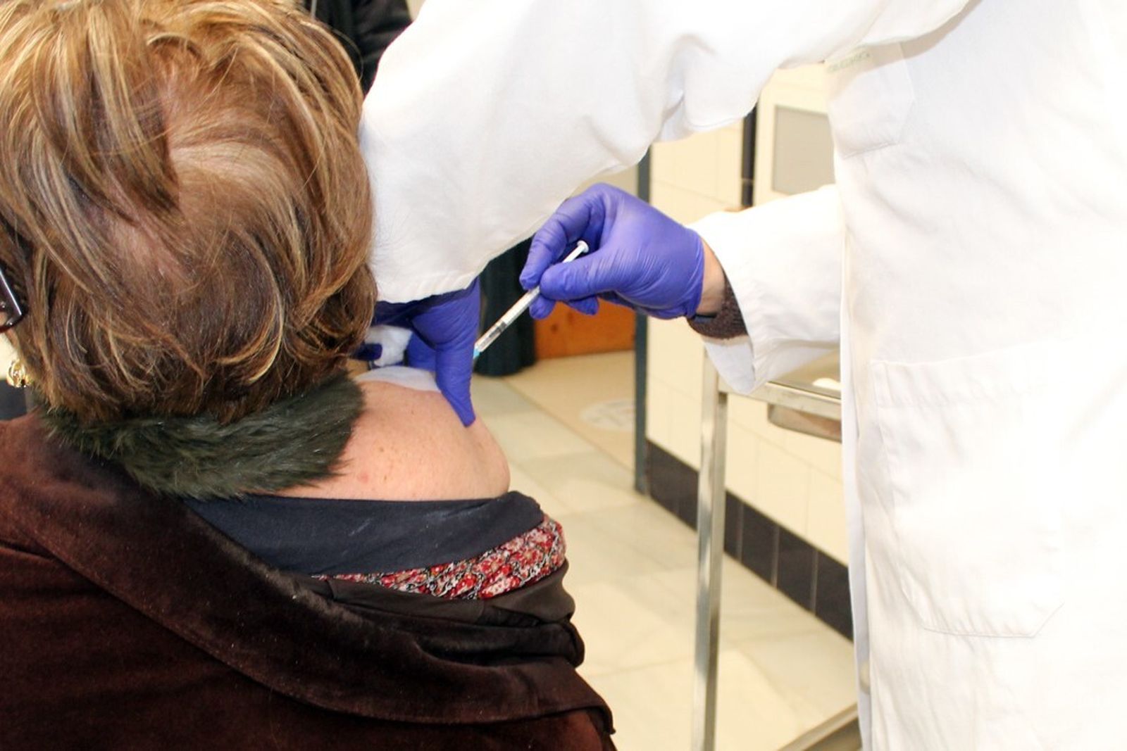 Vacunación en Cartaya.