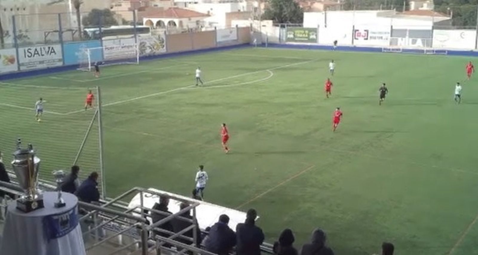 Imagen del choque que disputaron el Vera y el Adra.