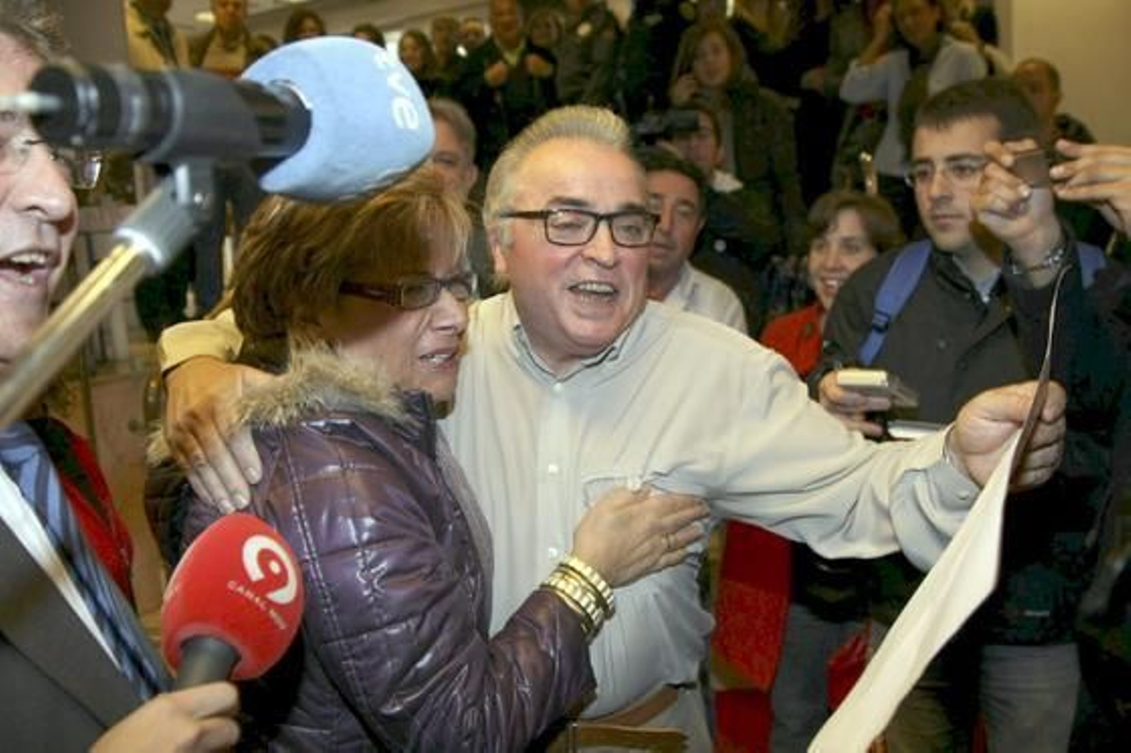Los ganadores del sorteo.

Foto: EFE
