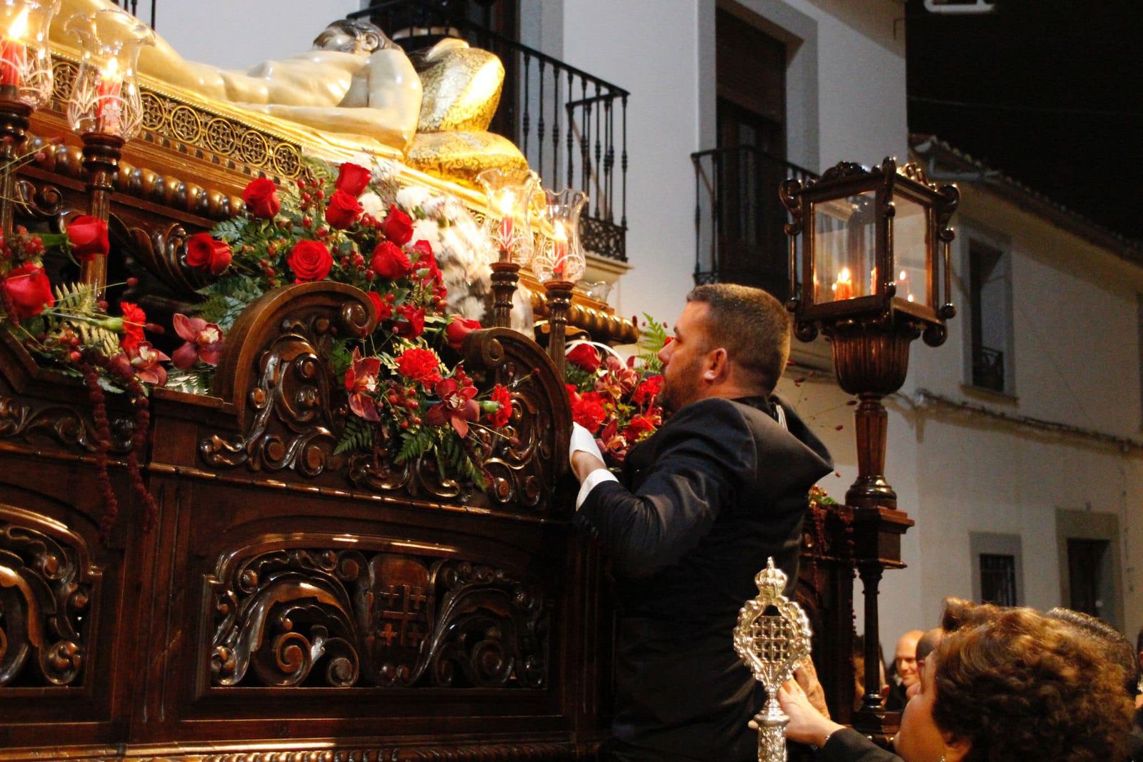 Procesión extraordinaria por el 75 aniversario de la Hermandad del Santo Sepulcro y Nuestra Señora de la Amargura de Hinojosa del Duque