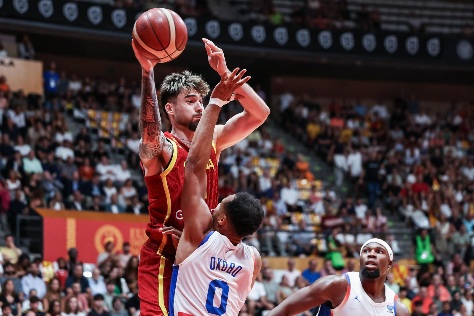 Las fotos del España - Francia de baloncesto