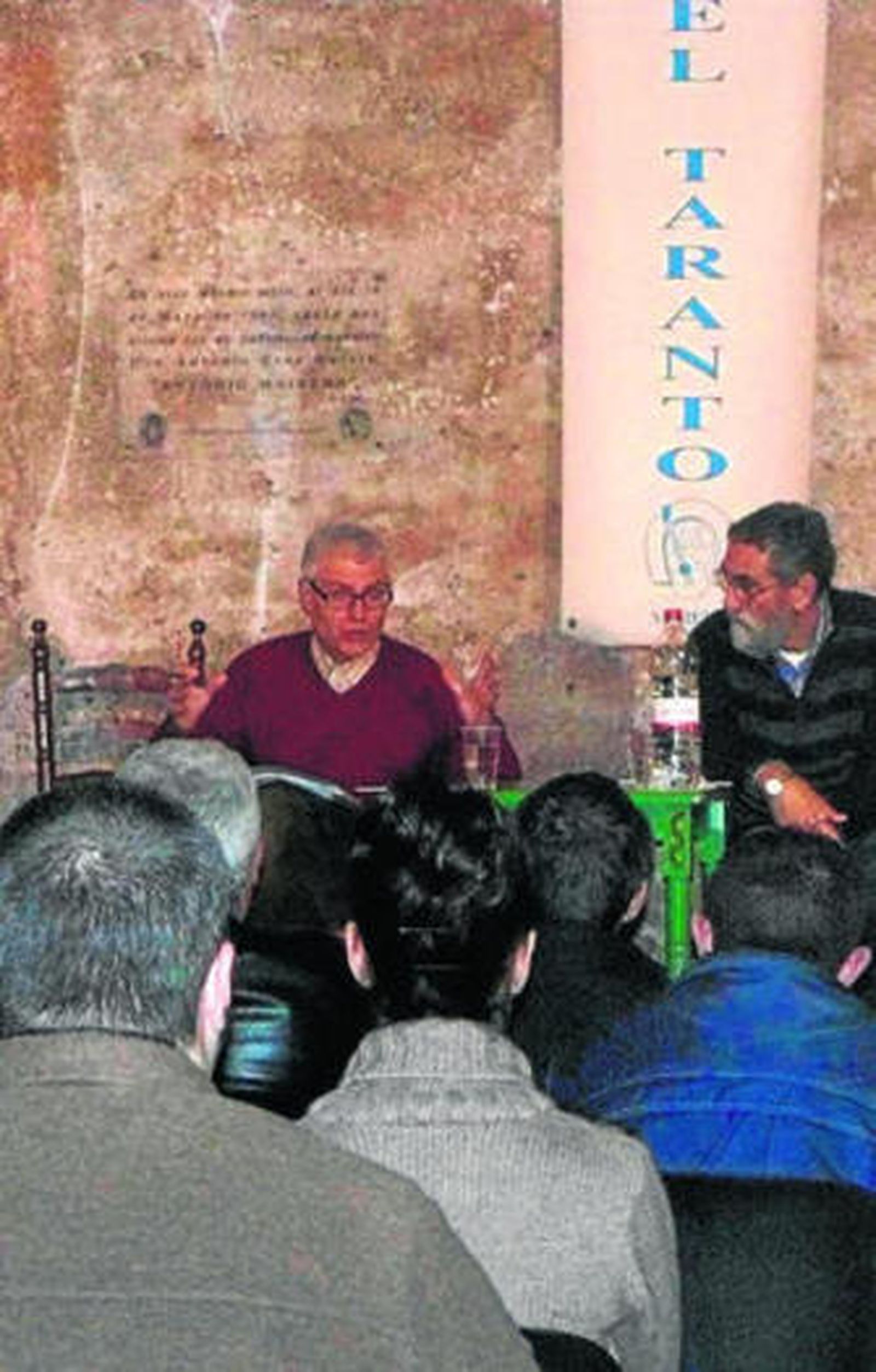 Manuel Navarro durante su intervención.