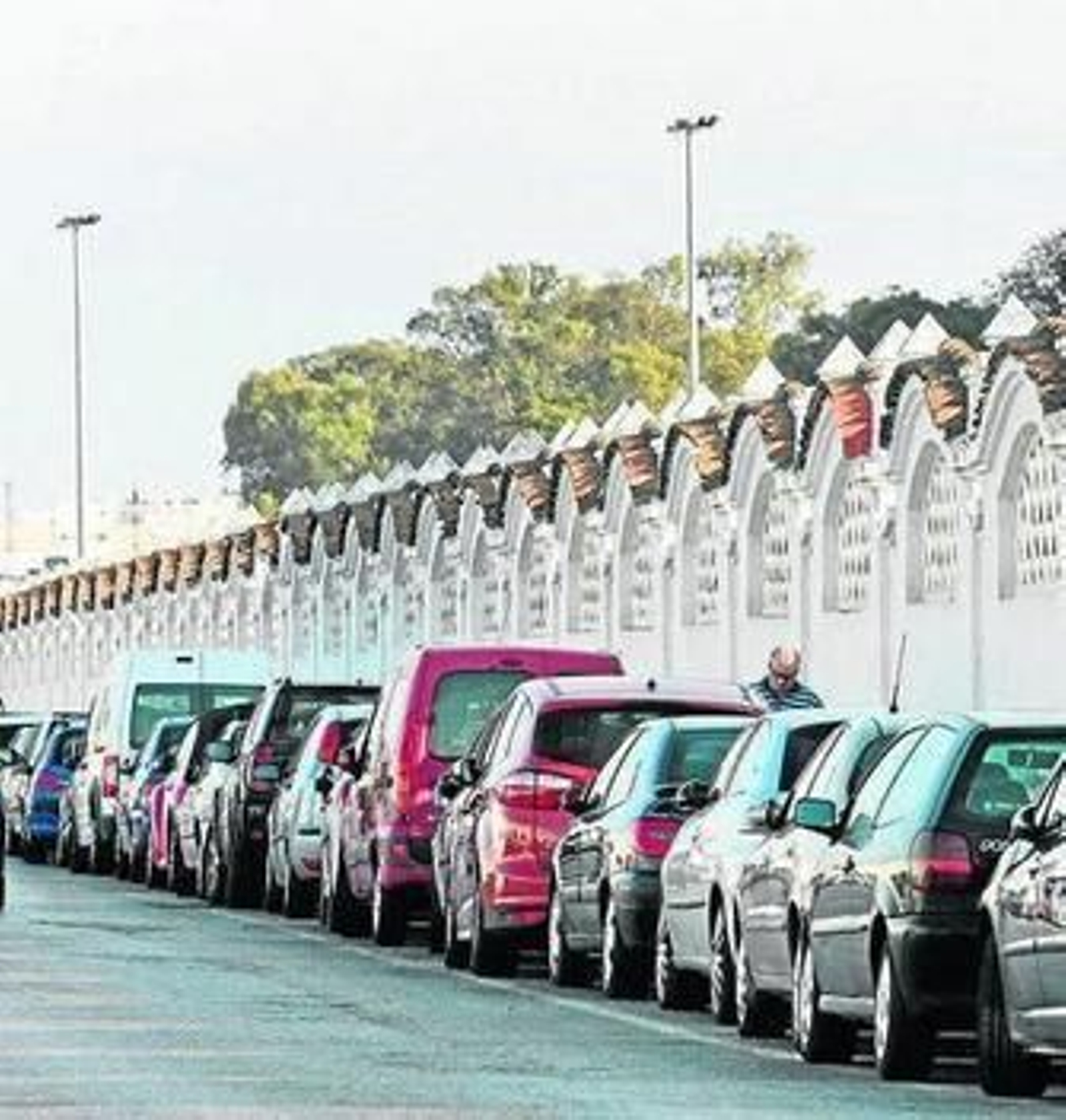 La antigua carretera industrial, en una foto reciente.