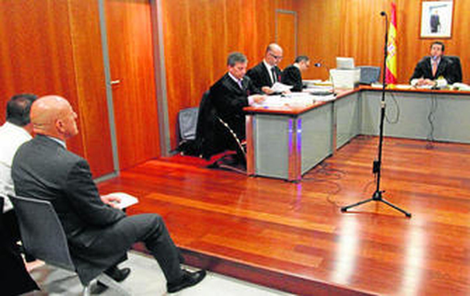 El promotor Tomás Olivo, en el banquillo del Juzgado de lo Penal número 10 de Málaga que le juzga por presunto delito contra la Hacienda Pública.