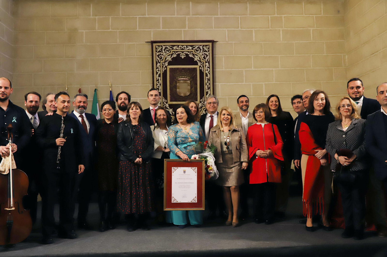 Entrega del Premio de Andalucía a Magdalena Garrido
