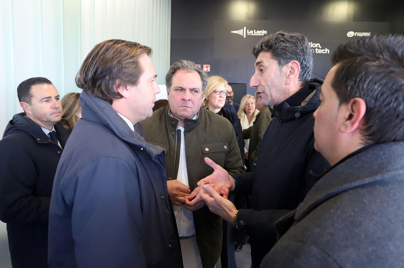 Imágenes de los invitados a la conferencia y desayuno-coloquio con Antonio Sanz en el Foro Joly Andalucía