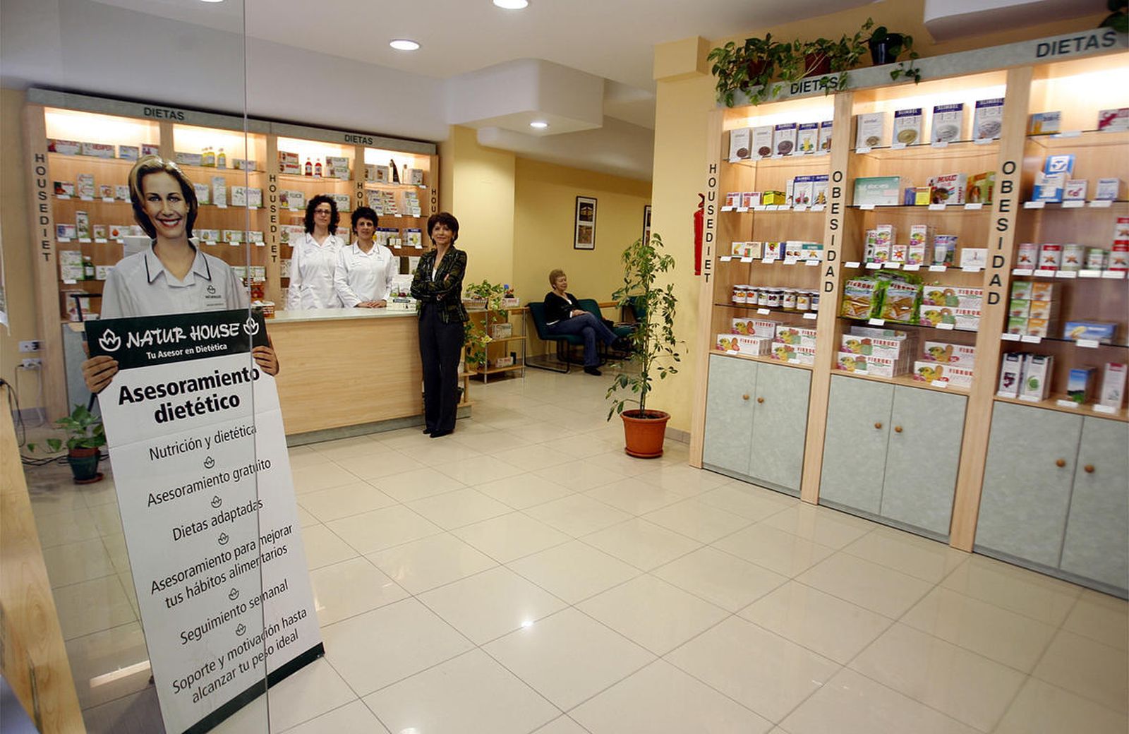 Centro de dietética y nutrición de Naturhouse.