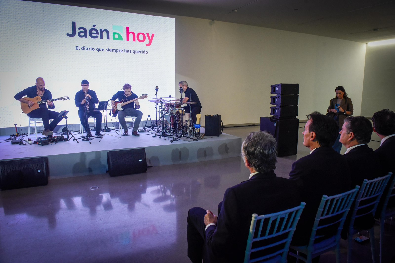 Acto de inauguración del nuevo periódico del Grupo Joly, Jaén hoy
