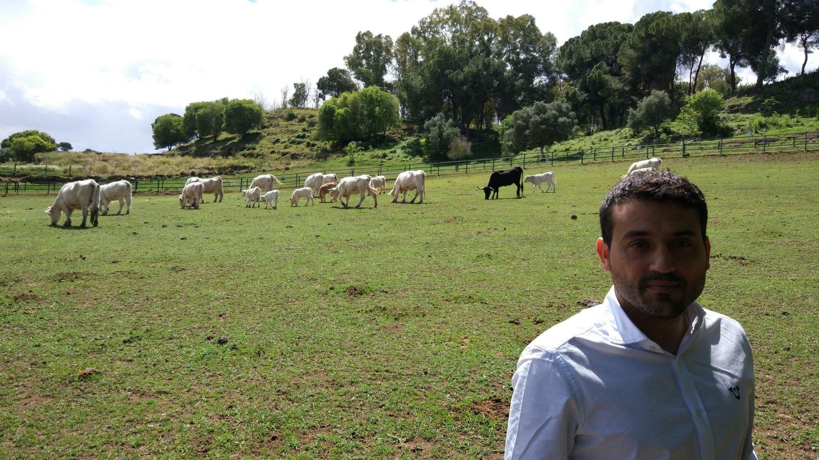 Sergio Martín, ganadero de La Perdida y CEO de Energía Plus.