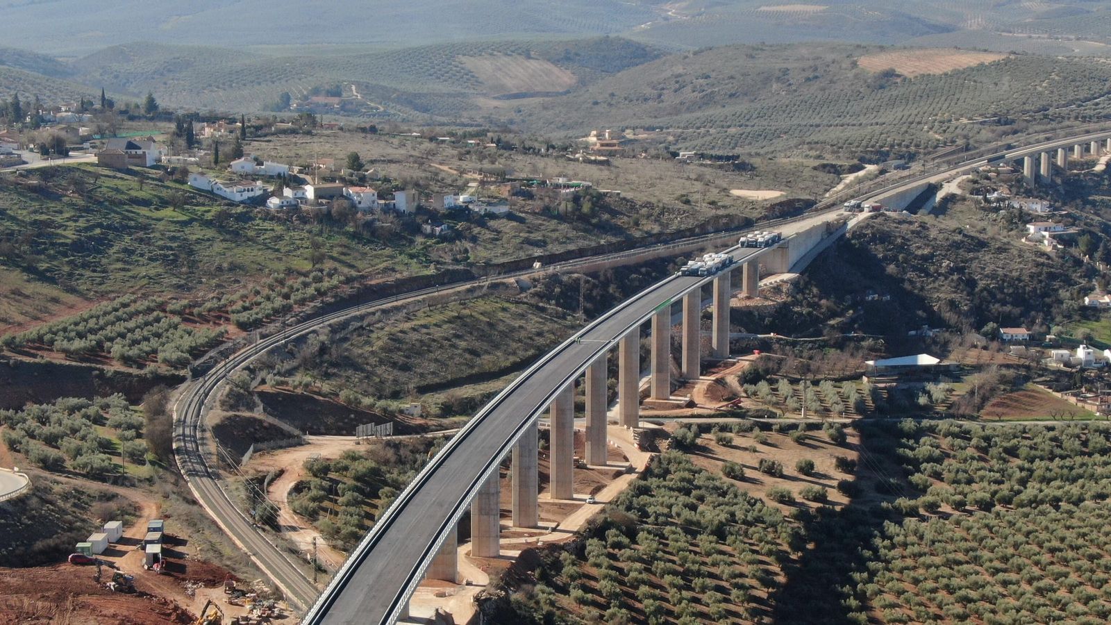 Uno de los tramos de la variante.