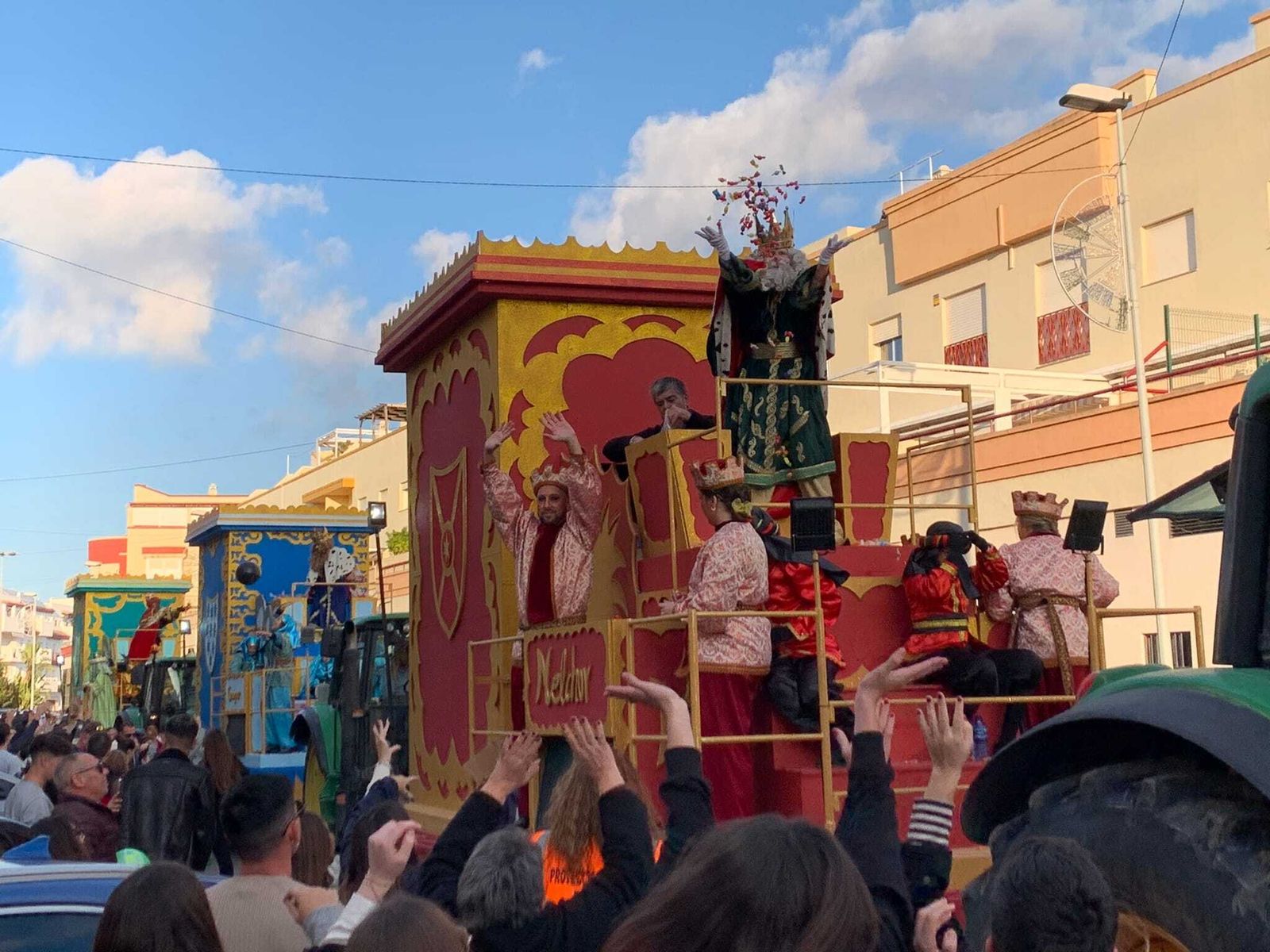 Cabalgata de los Reyes Magos en Rota en ediciones anteriores.