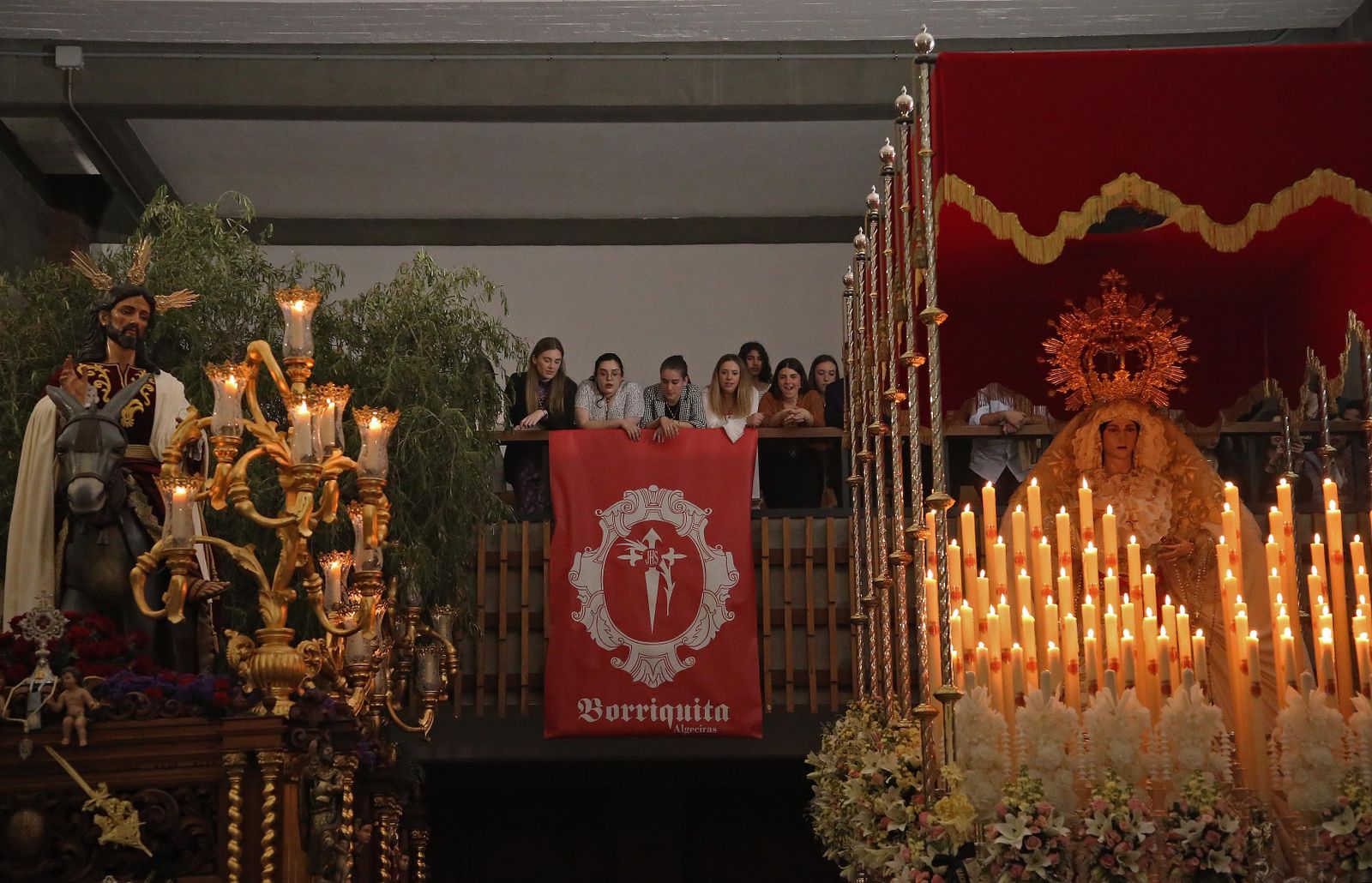 Fotos de la primera levantá de La Borriquita en Algeciras 2023