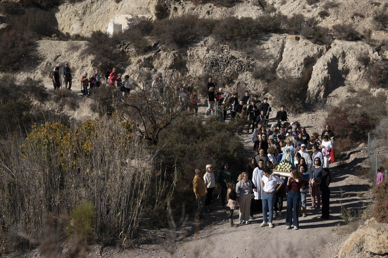 Las imágenes de la romería en Cuevas de Los Úbeda