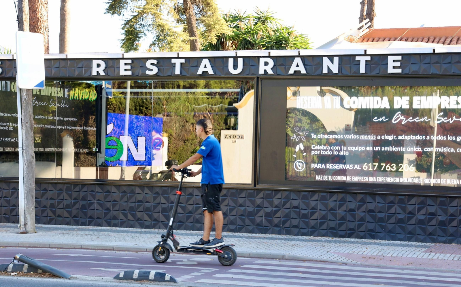 El restaurante Green House de Gines, propiedad del empresario investigado.